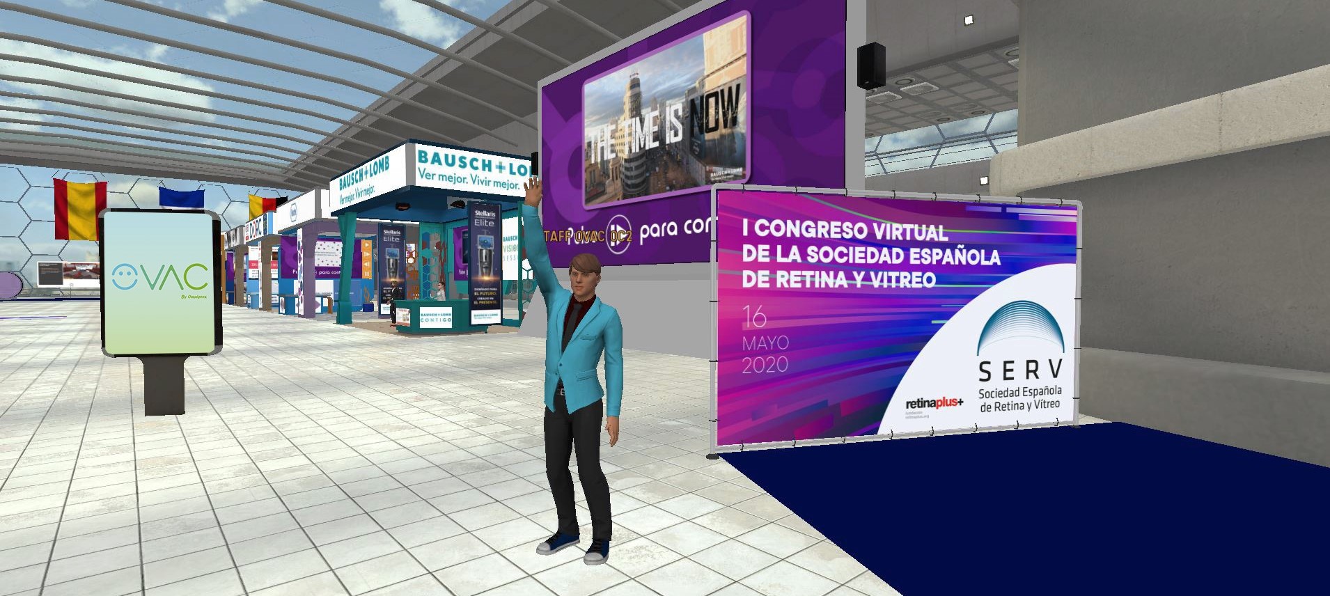 The first virtual medical congress to feature avatars...